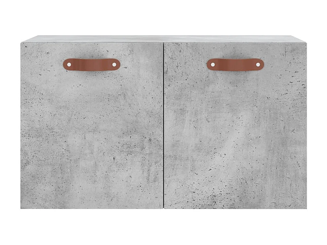 Wandschrank,Wandhängeschrank Betongrau 60x36,5x35 cm Holzwerkstoff -gkd597142
