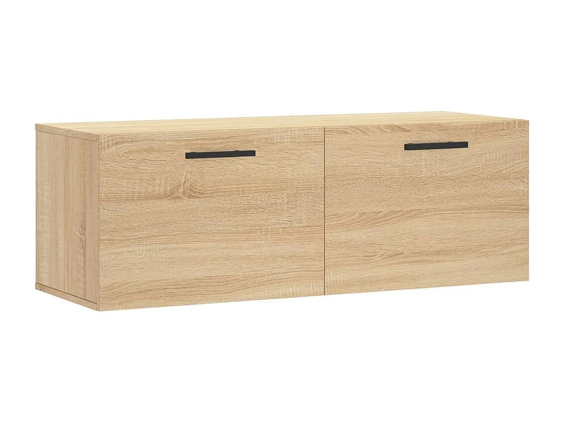 Wandschrank,Wandhängeschrank Sonoma-Eiche 100x36,5x35 cm Holzwerkstoff -gkd557531