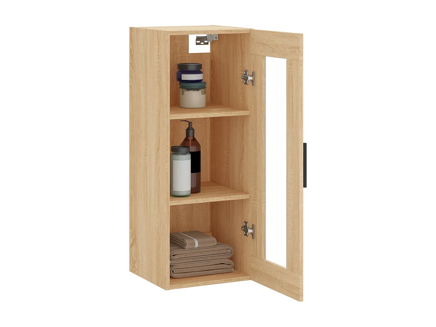Wandschrank,Wandhängeschrank Sonoma-Eiche 34,5x34x90 cm -gkd816936