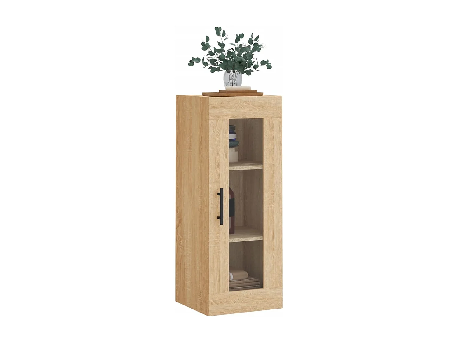 Wandschrank,Wandhängeschrank Sonoma-Eiche 34,5x34x90 cm -gkd816936