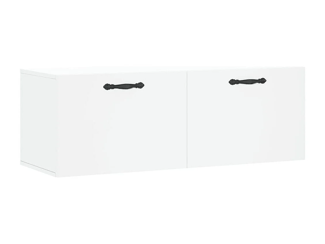 Wandschrank,Wandhängeschrank Weiß 100x36,5x35 cm Holzwerkstoff -gkd343118