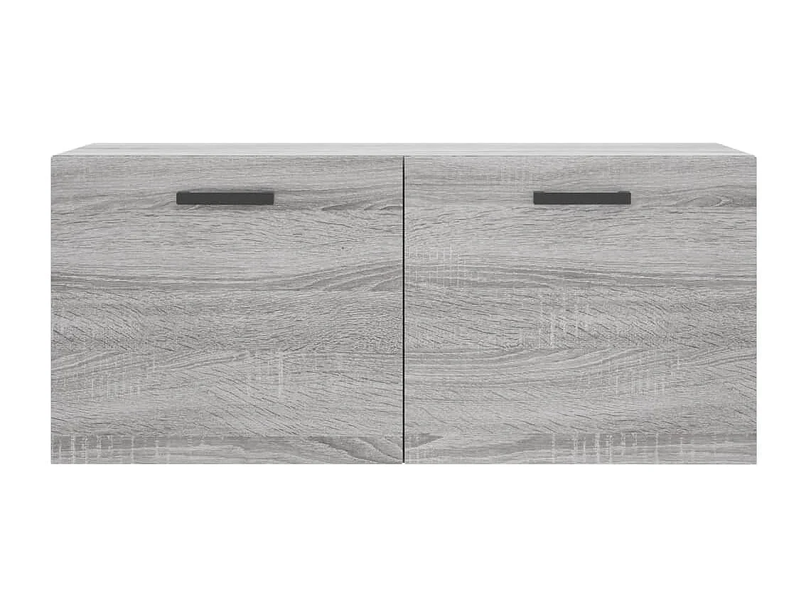 Wandschrank,Wandhängeschrank Grau Sonoma 80x36,5x35 cm Holzwerkstoff -gkd470040