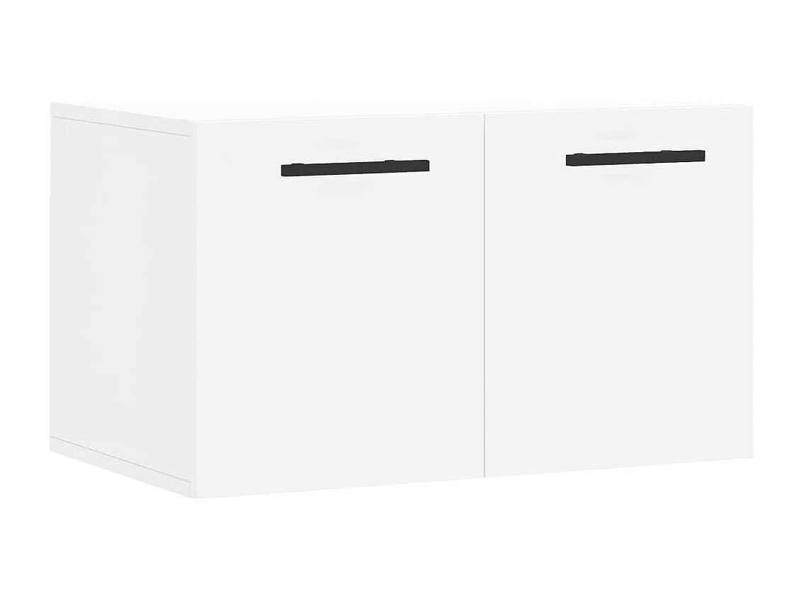 Wandschrank,Wandhängeschrank Weiß 60x36,5x35 cm Holzwerkstoff -gkd819668