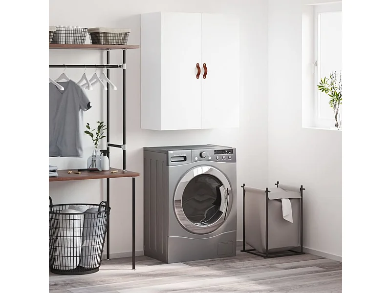 Wandschrank,Wandhängeschrank Weiß 69,5x34x90 cm -gkd617057