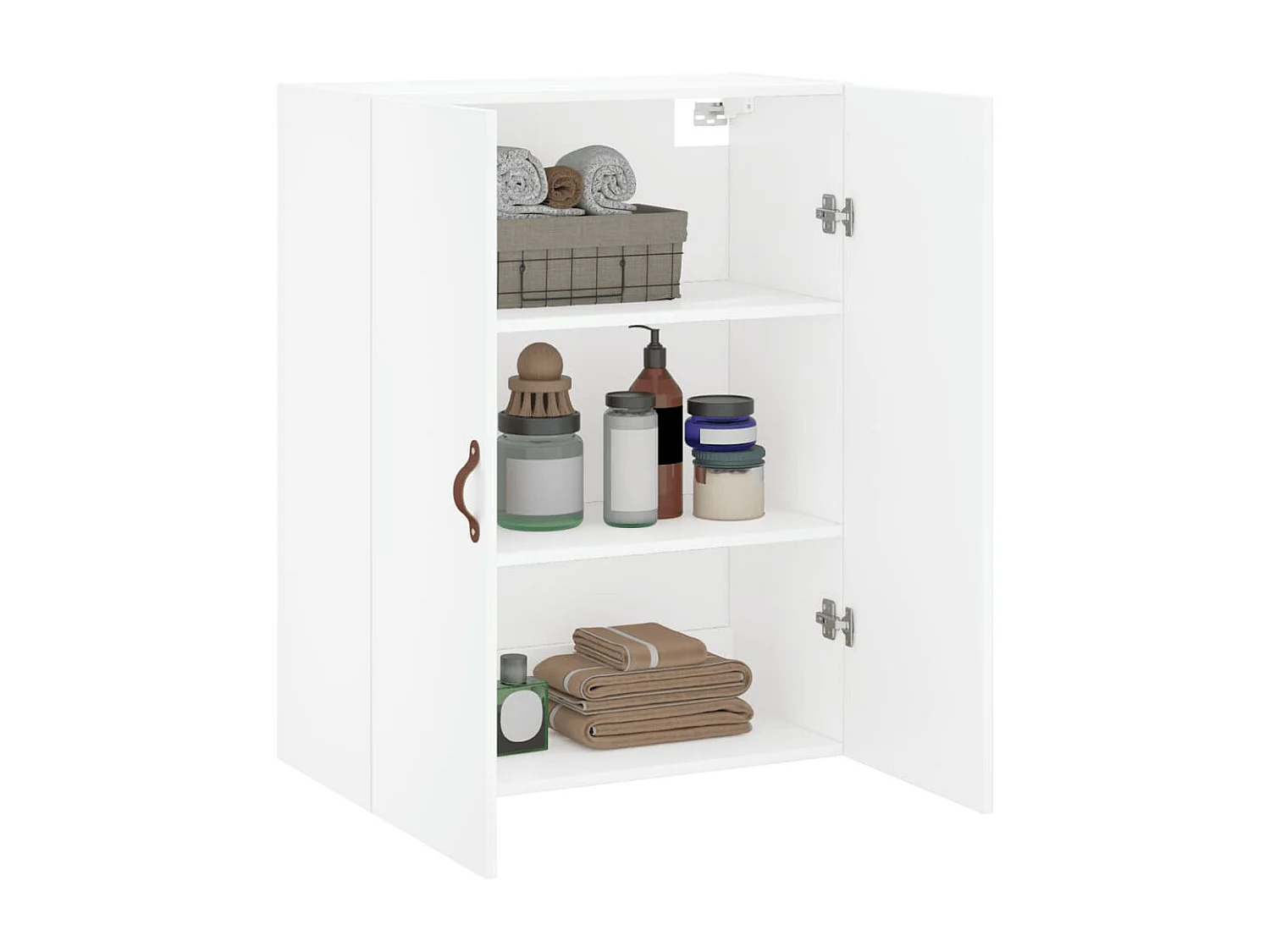 Wandschrank,Wandhängeschrank Weiß 69,5x34x90 cm -gkd617057