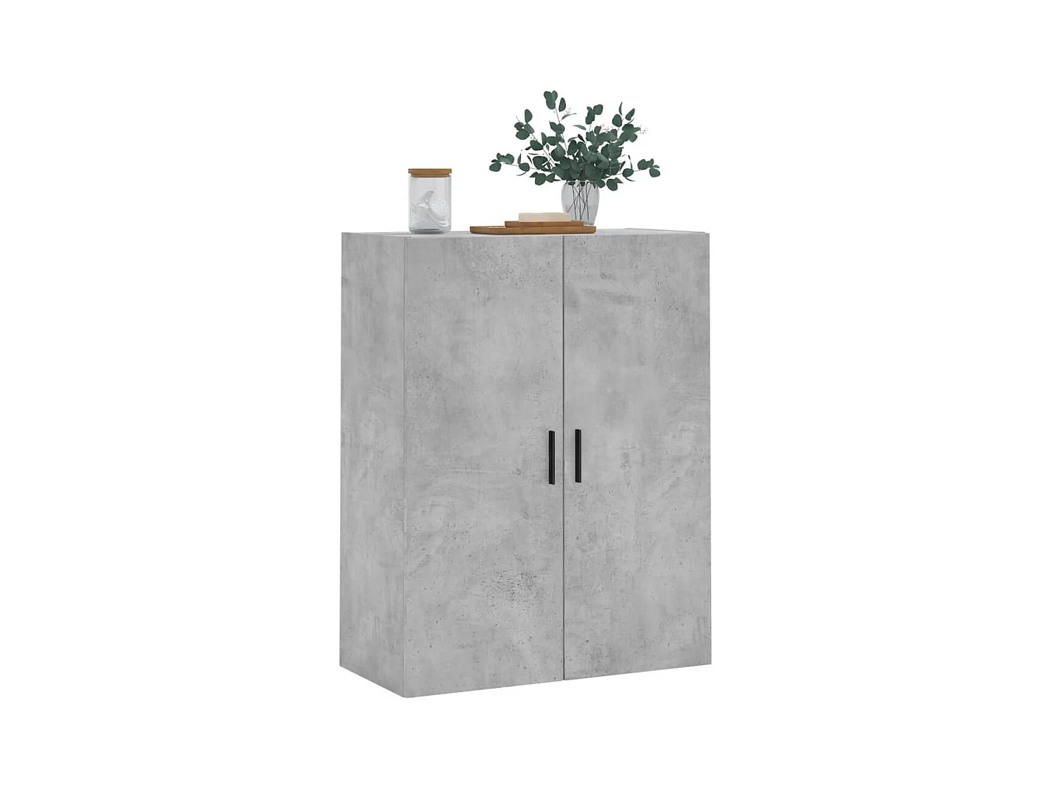 Wandschrank,Wandhängeschrank Betongrau 69,5x34x90 cm -gkd397805