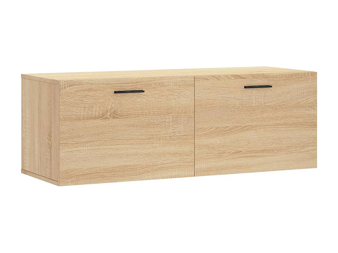 Wandschrank,Wandhängeschrank Sonoma-Eiche 100x36,5x35 cm Holzwerkstoff -gkd764760