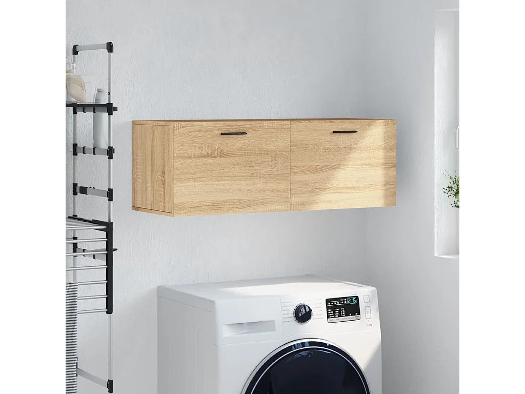 Wandschrank,Wandhängeschrank Sonoma-Eiche 100x36,5x35 cm Holzwerkstoff -gkd764760