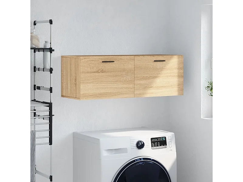 Wandschrank,Wandhängeschrank Sonoma-Eiche 100x36,5x35 cm Holzwerkstoff -gkd764760