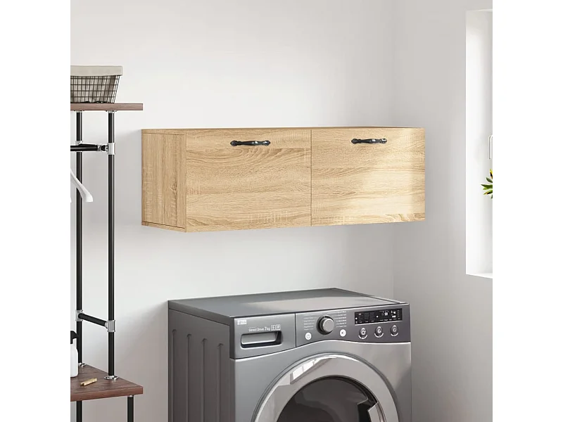 Wandschrank,Wandhängeschrank Sonoma-Eiche 100x36,5x35 cm Holzwerkstoff -gkd623210