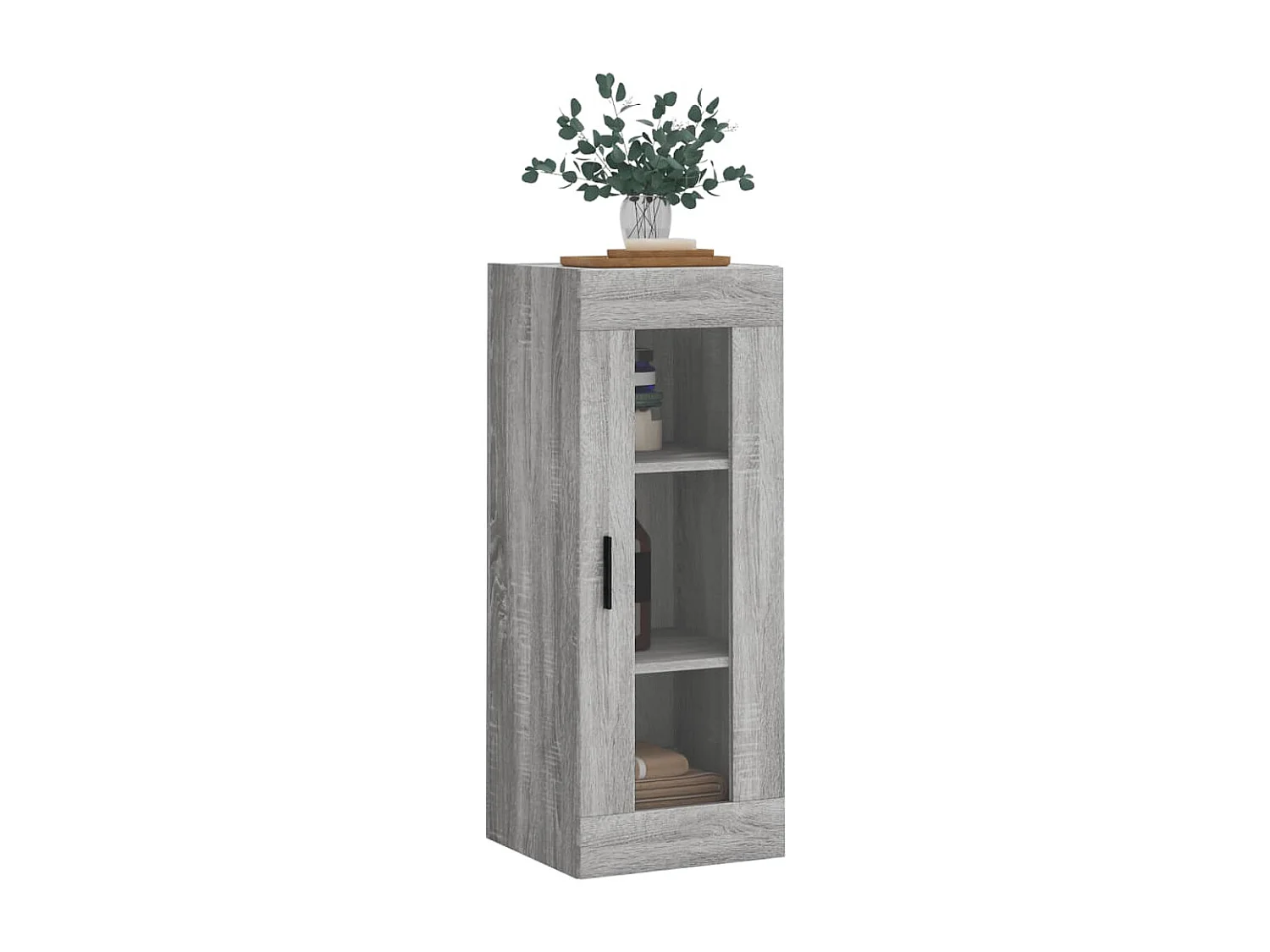Wandschrank,Wandhängeschrank Grau Sonoma 34,5x34x90 cm -gkd457164