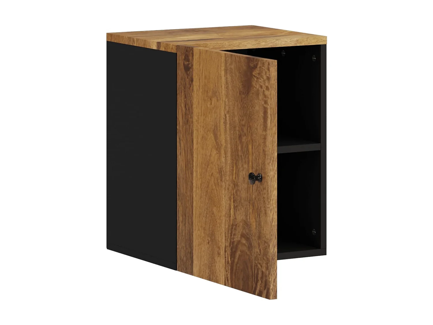 Bad-Wandschrank,Wandhängeschrank 38x33x48 cm Massivholz Mango -gkd291103