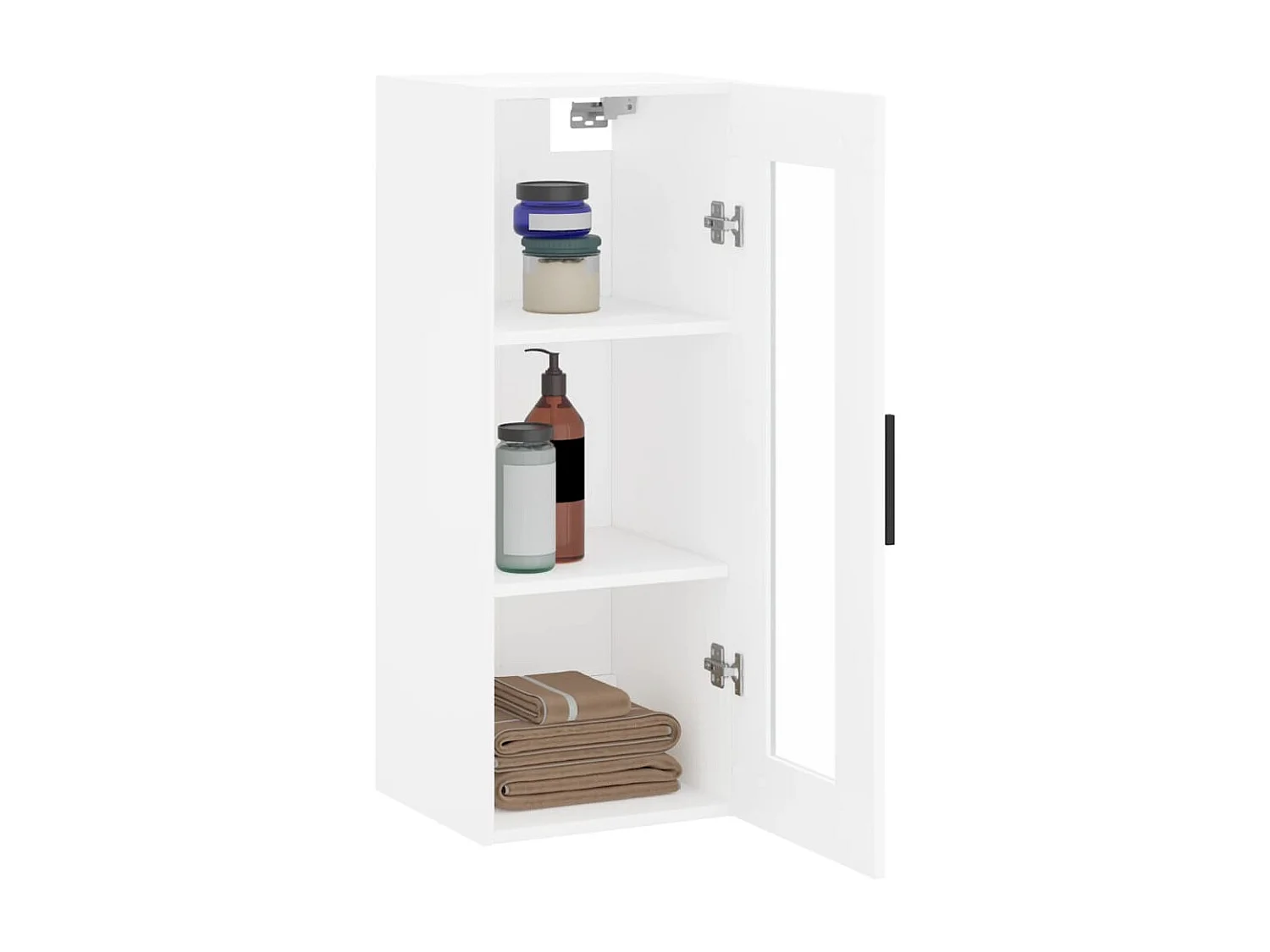 Wandschrank,Wandhängeschrank Weiß 34,5x34x90 cm -gkd440583