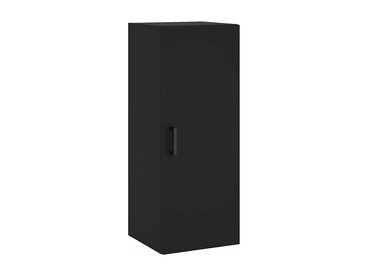 Wandschrank,Wandhängeschrank Schwarz 34,5x34x90 cm -gkd57379