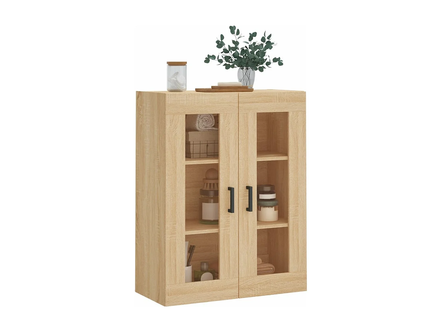Wandschrank,Wandhängeschrank Sonoma-Eiche 69,5x34x90 cm -gkd505373