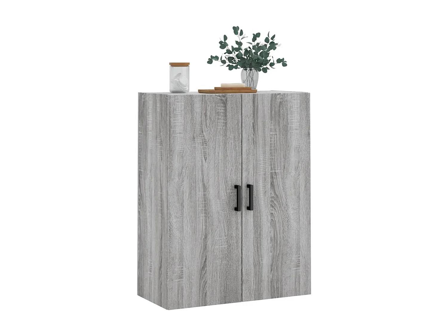 Wandschrank,Wandhängeschrank Grau Sonoma 69,5x34x90 cm -gkd864852
