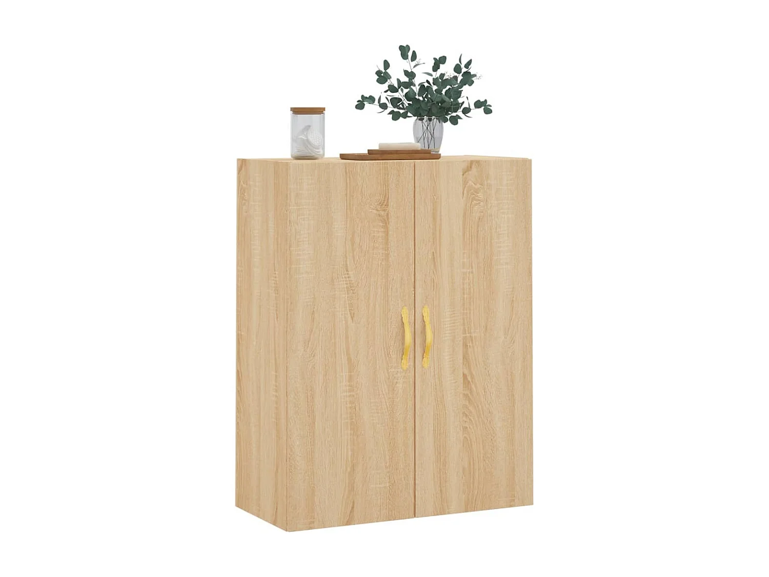 Wandschrank,Wandhängeschrank Sonoma-Eiche 69,5x34x90 cm -gkd200406