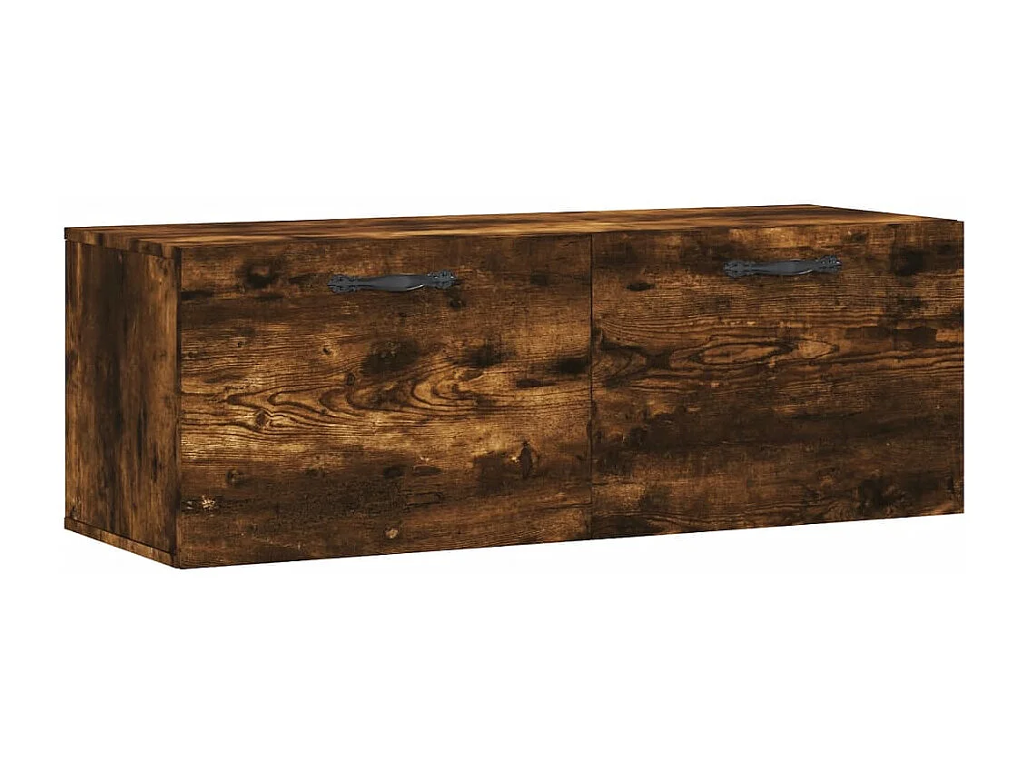 Wandschrank,Wandhängeschrank Räuchereiche 100x36,5x35 cm Holzwerkstoff -gkd422018