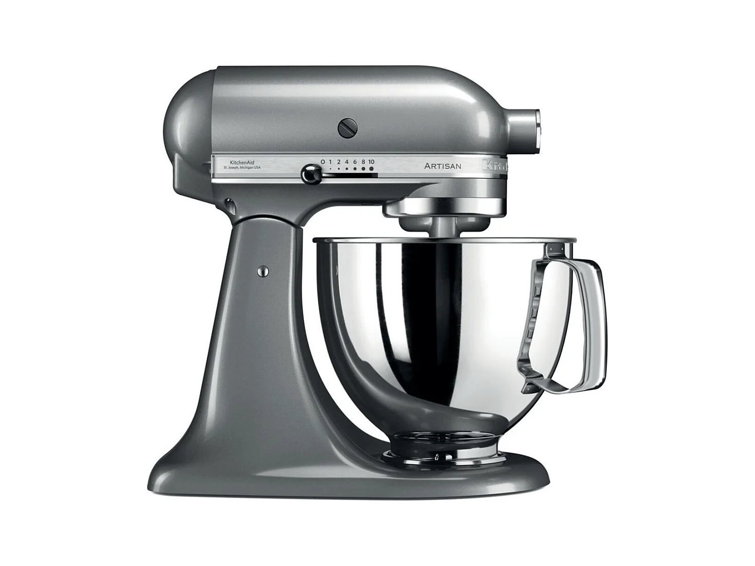 Kitchenaid Robot sur socle 4,8l 300w gris argent - 5ksm125ecu