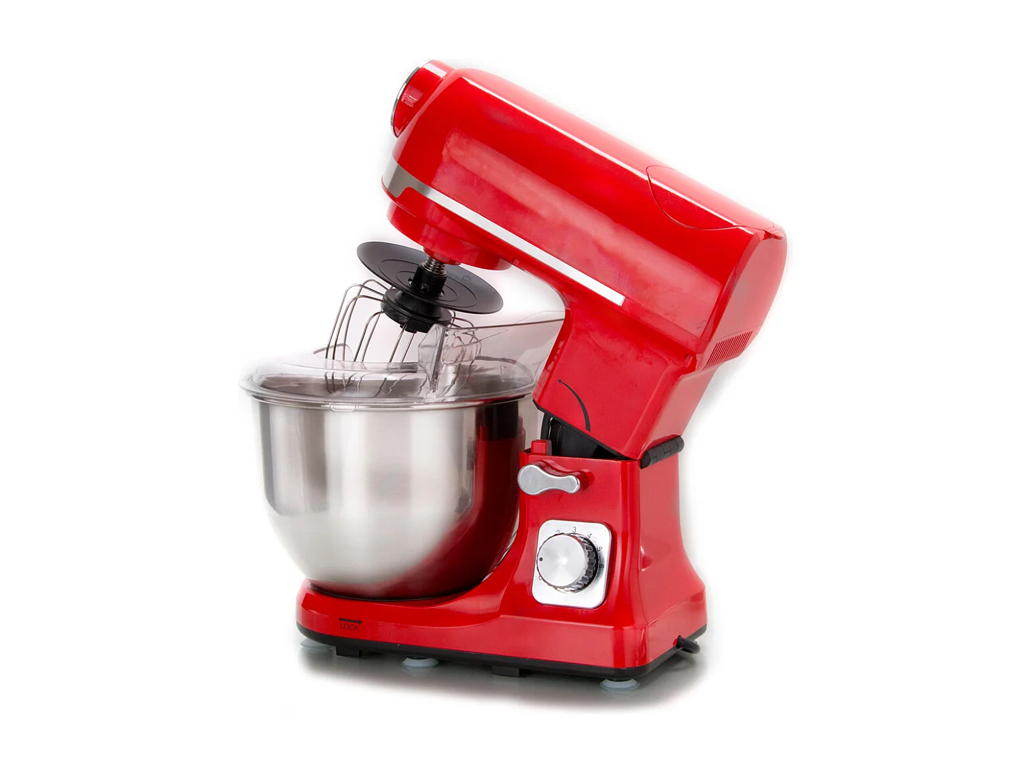 Robby Robot multifonctions 5l 1000w rouge avec hachoir et blender 1,5l en verre - robimix rouge