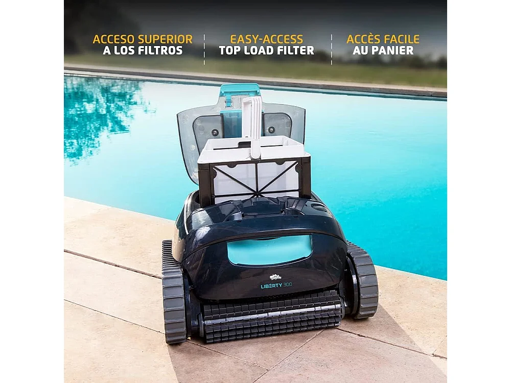 Dolphin Robot electrique de piscine sans fil fond, parois et ligne d'eau - liberty 300
