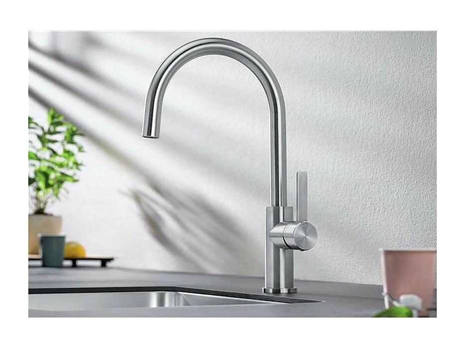 Miscelatore monocomando lavello in acciaio inox spazzolato BLANCO CANDOR 523120