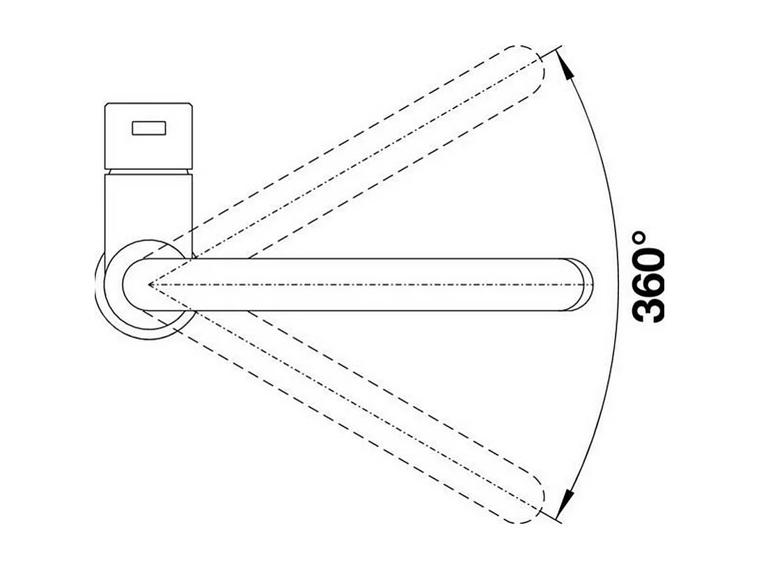 Miscelatore monocomando lavello in acciaio inox spazzolato BLANCO CANDOR 523120