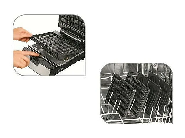 TEFAL Gaufrier multifonction Snack collection - SW853D12 - Inox