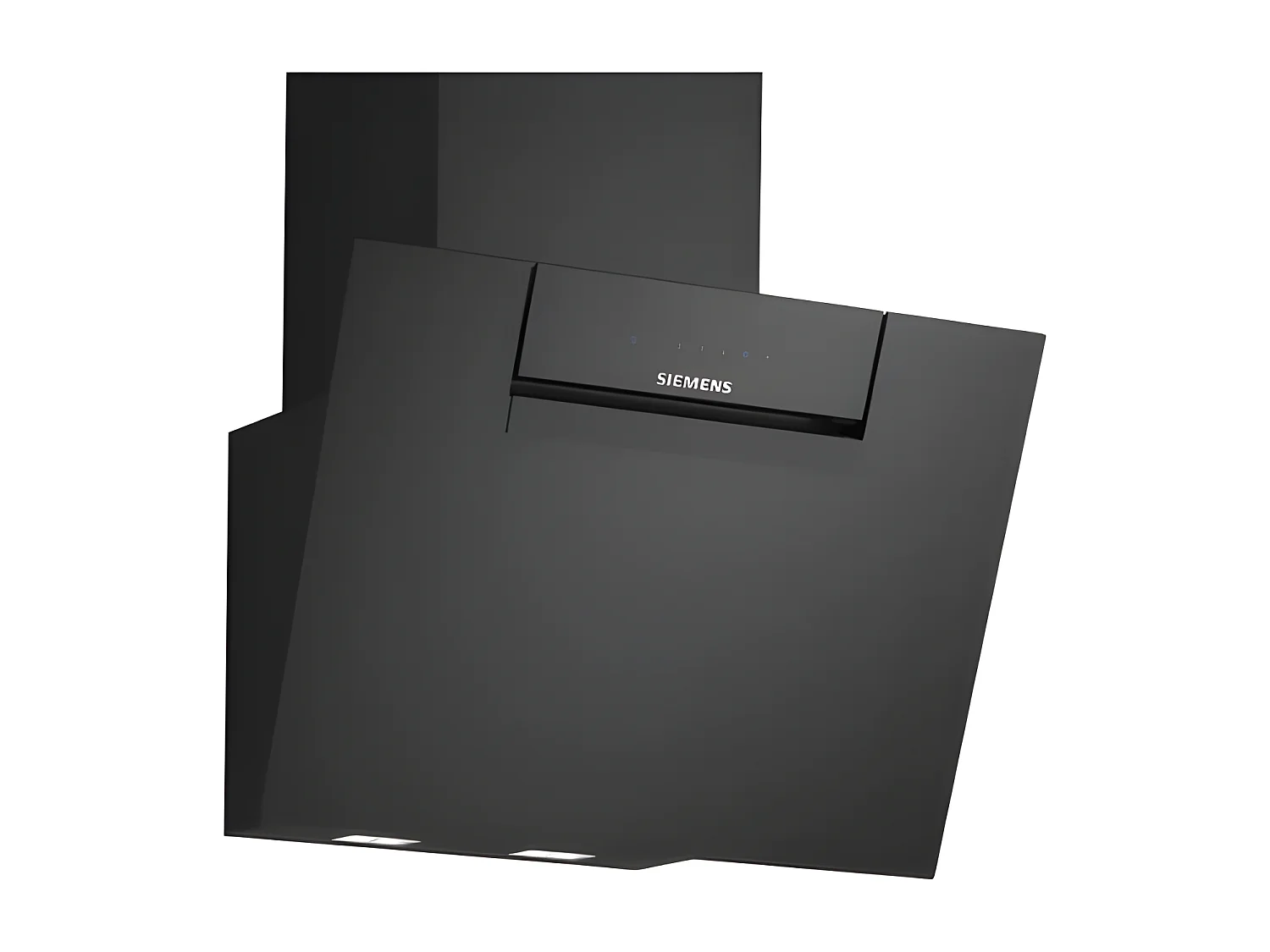 Siemens Hotte décorative inclinée 60cm 768m3/h noir - LC67KFN60