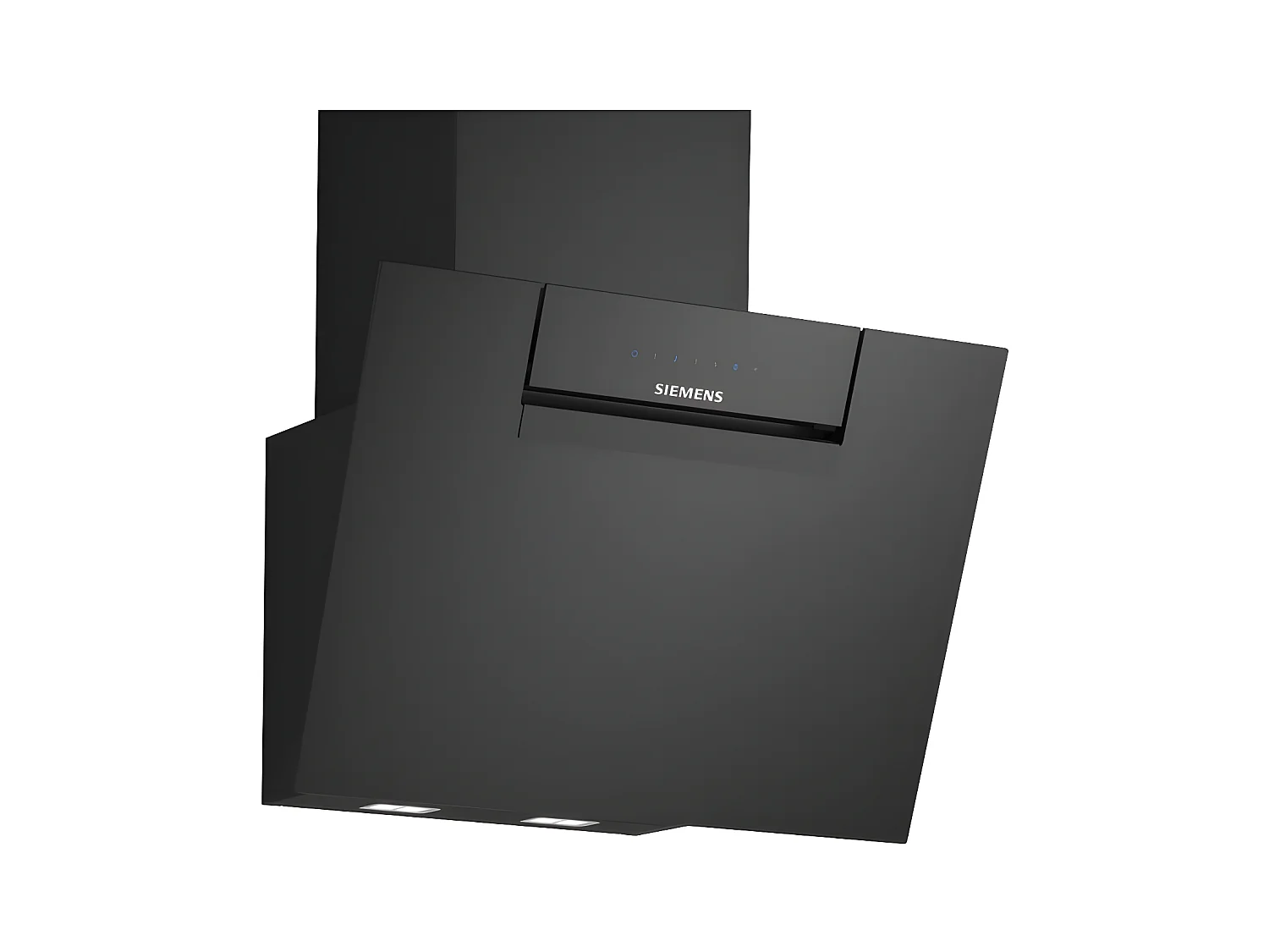 Siemens Hotte décorative inclinée 60cm 768m3/h noir - LC67KFN60