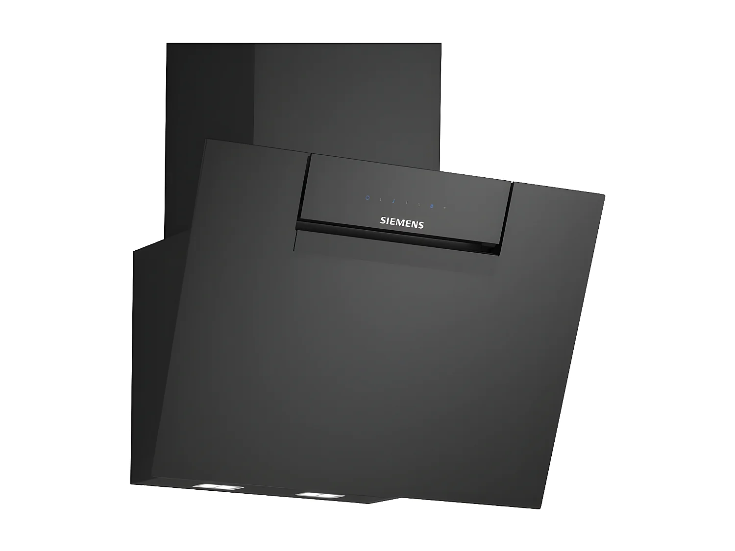 Siemens Hotte décorative inclinée 60cm 768m3/h noir - LC67KFN60