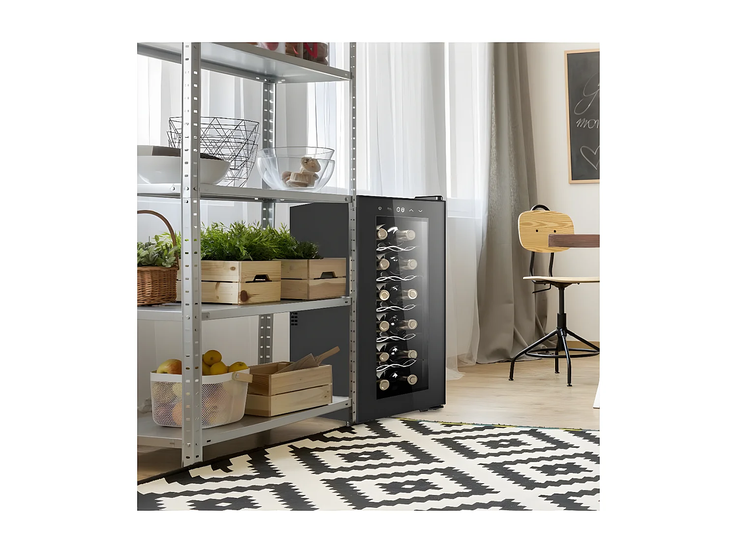 Livoo Cave à vin de service 12 bouteilles - GS154