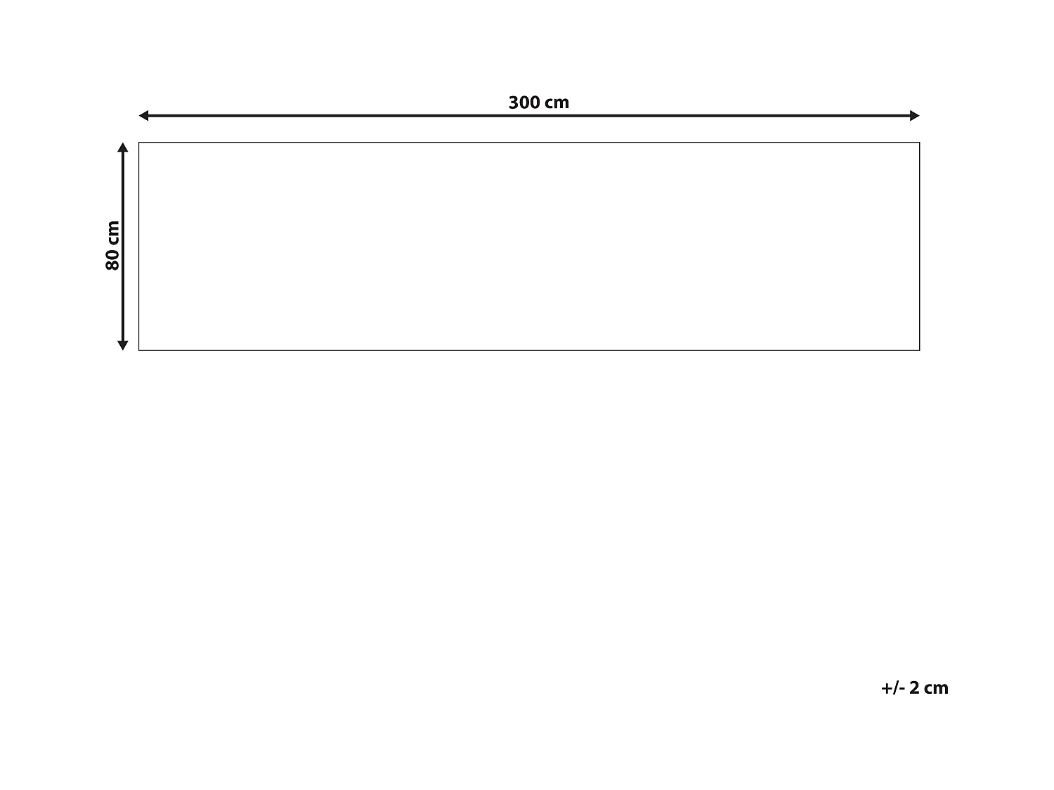 Vloerkleed katoen beige 80 x 300 cm BEYKOZ