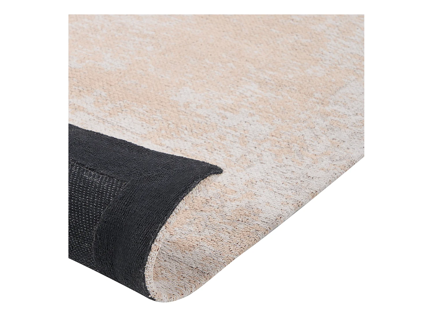 Vloerkleed katoen beige 80 x 300 cm BEYKOZ