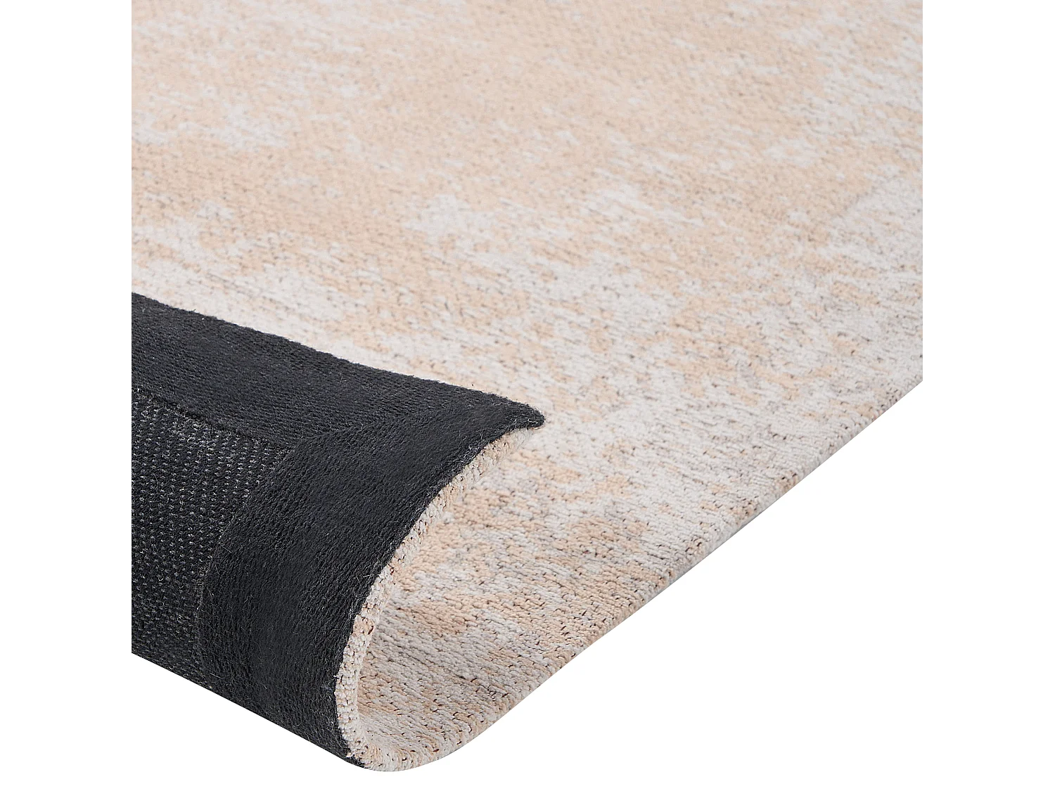 Vloerkleed katoen beige 80 x 300 cm BEYKOZ