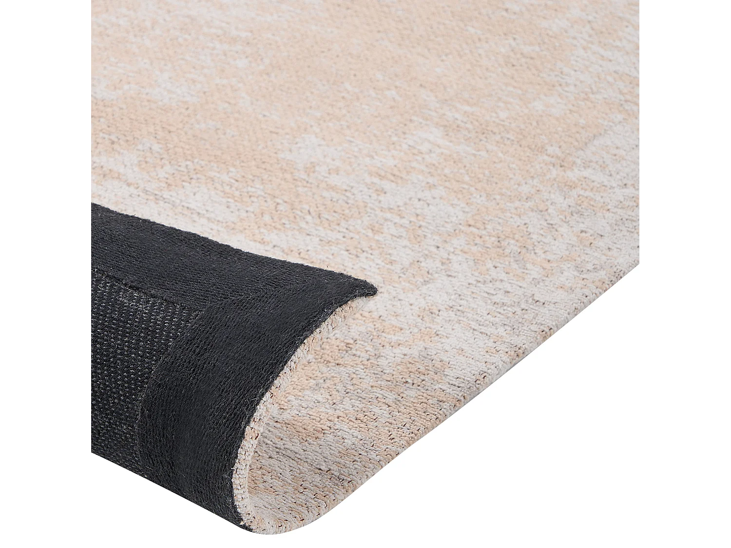 Vloerkleed katoen beige 80 x 300 cm BEYKOZ