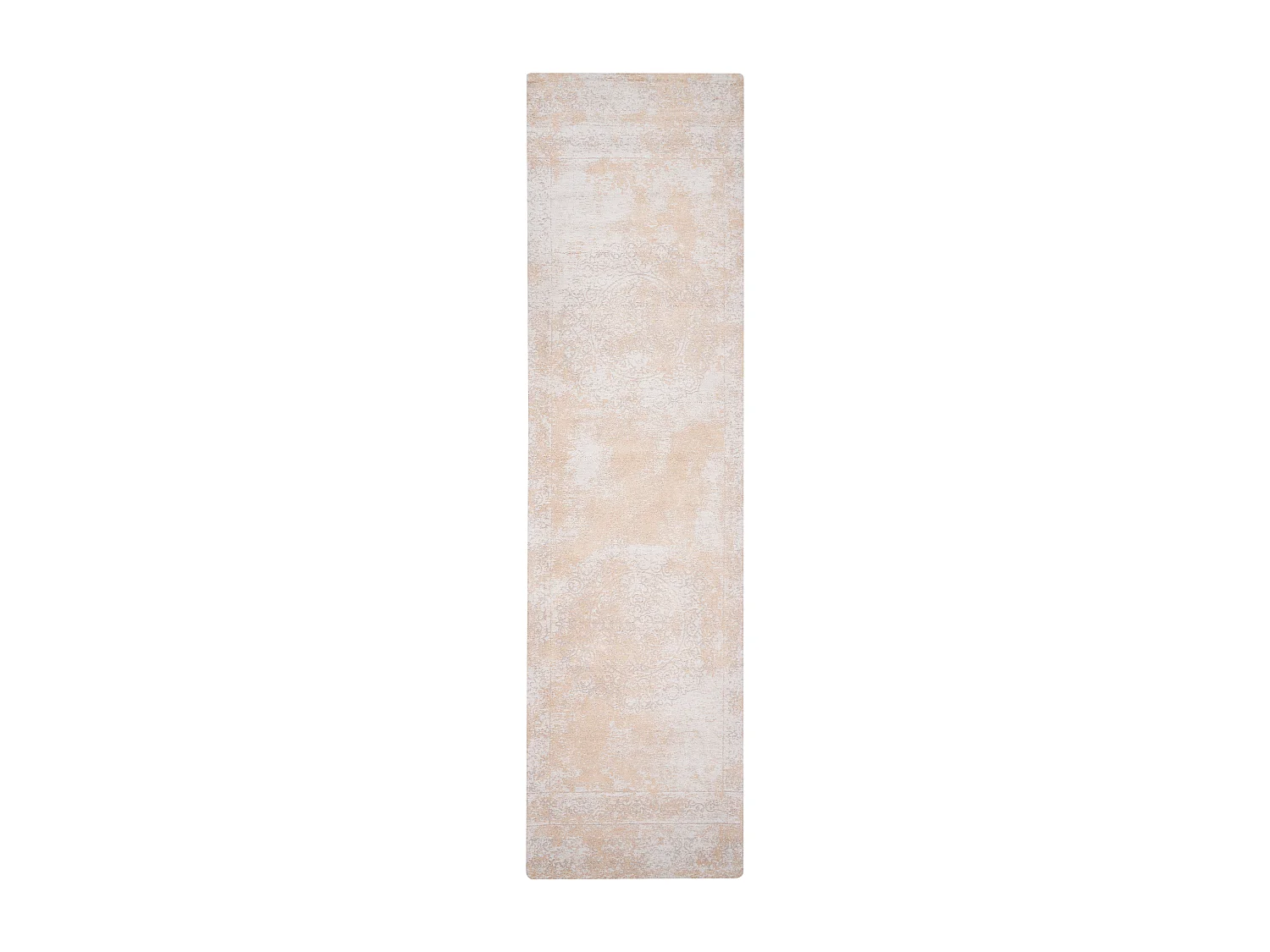 Vloerkleed katoen beige 80 x 300 cm BEYKOZ