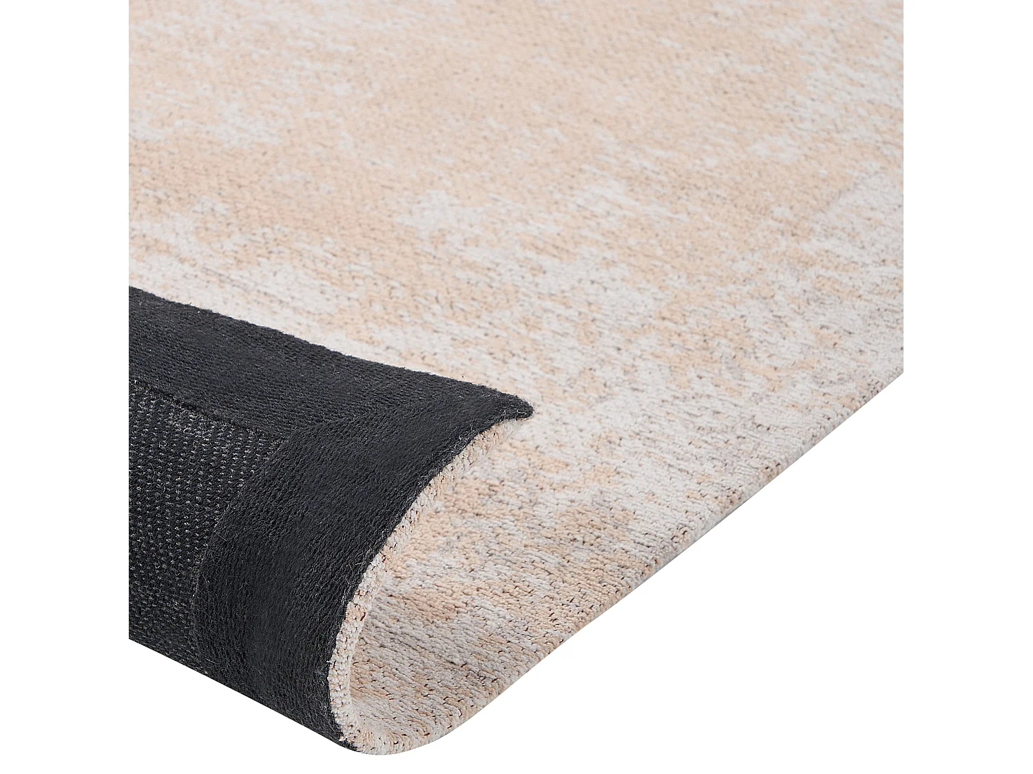 Vloerkleed katoen beige 80 x 300 cm BEYKOZ