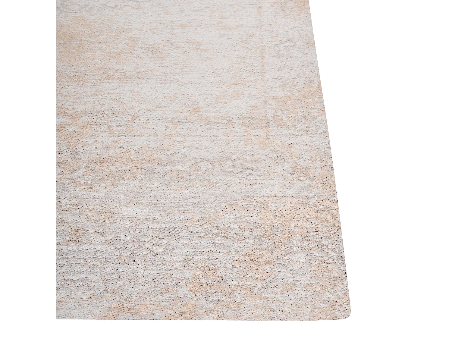 Vloerkleed katoen beige 80 x 300 cm BEYKOZ