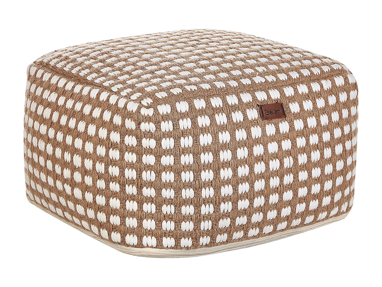 Pouf CHILAR Coton Beige