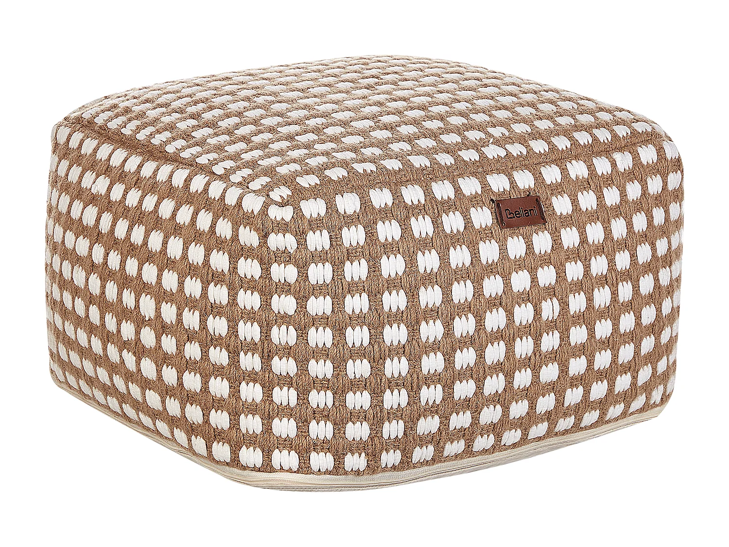 Pouf CHILAR Coton Beige