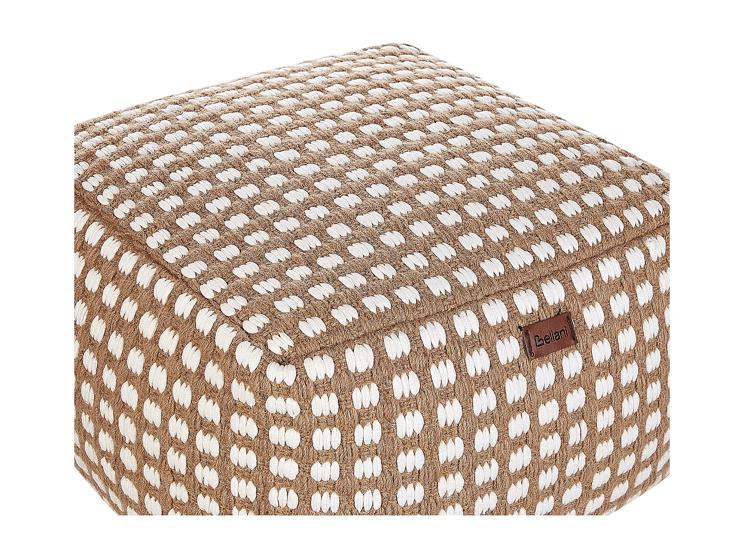Pouf CHILAR Coton Beige