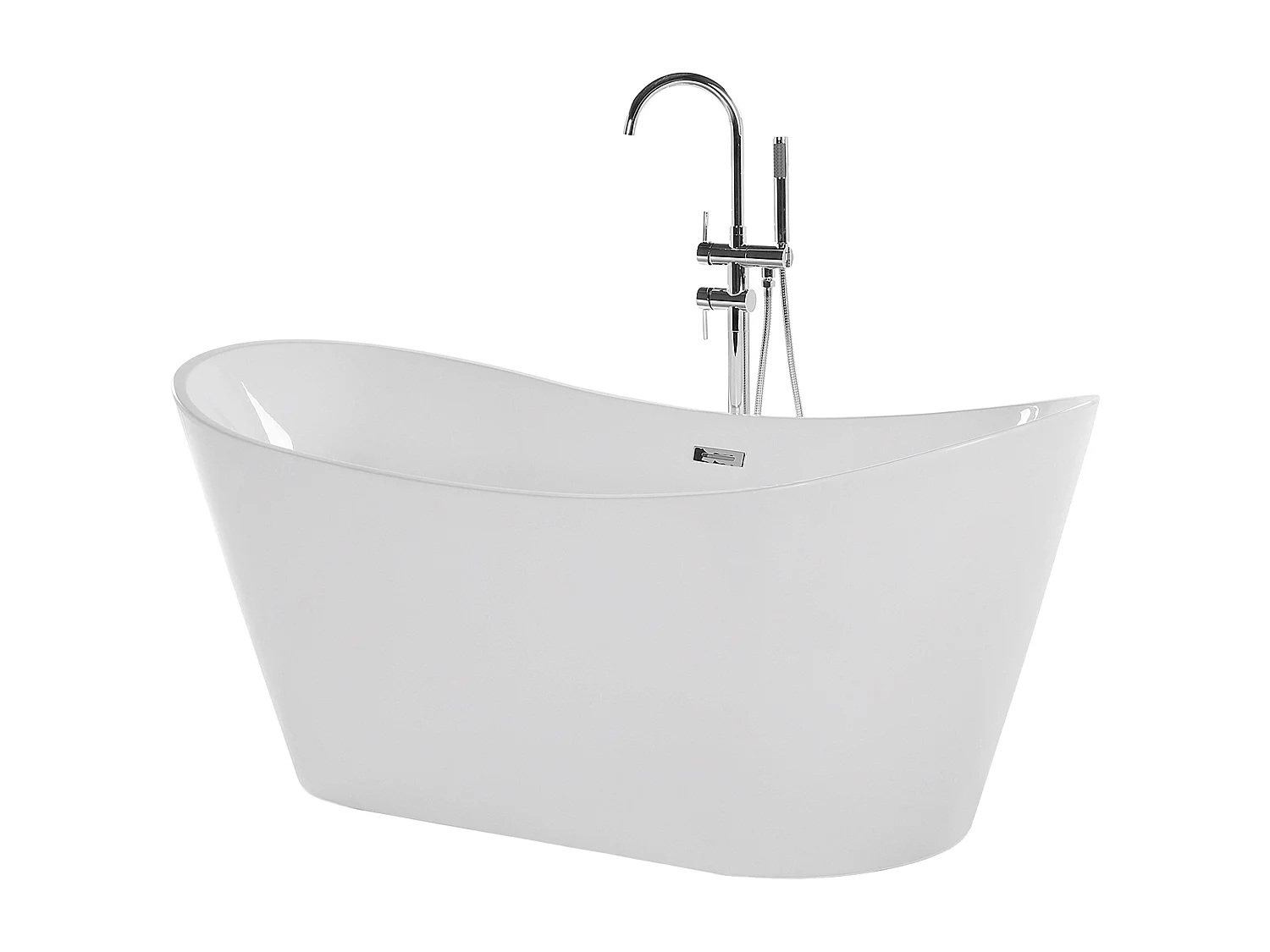 Banheira autónoma em acrílico branco 170 x 69 cm CALLAO