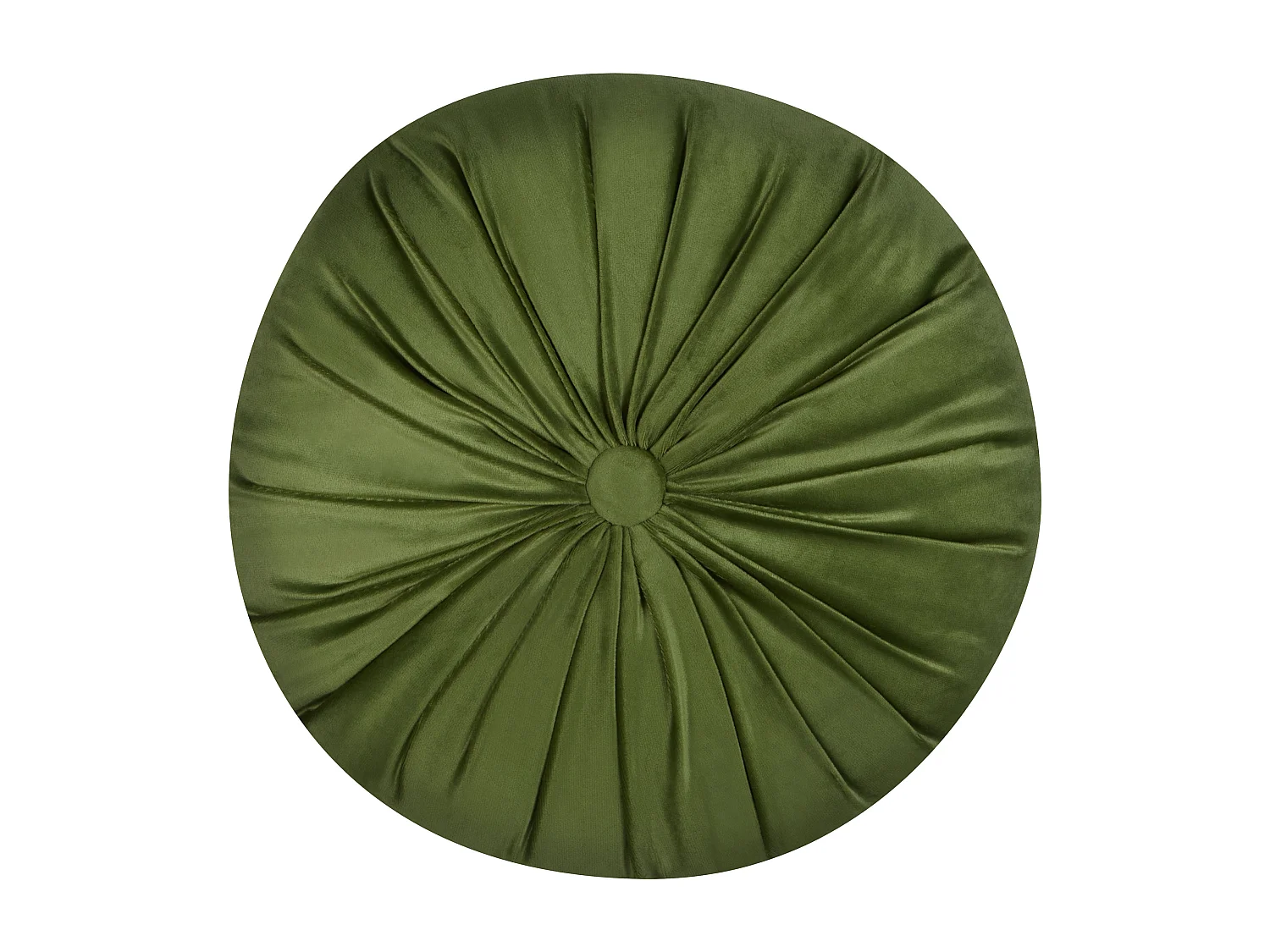 Lot de 2 coussins décoratifs BODAI Velours 38 x 38 cm Vert Unicolore