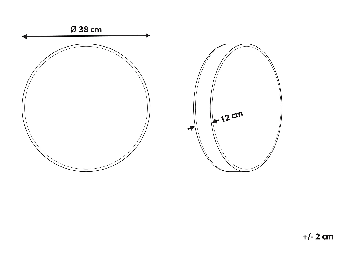 Cojín decorativo BODAI Terciopelo 38 x 38 cm Verde Liso