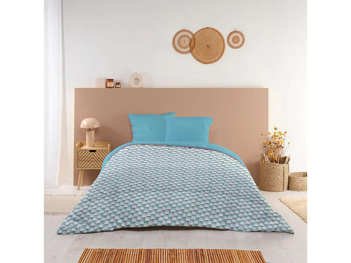 Couette imprimée Douceur - Chaude 350g/m2 - 220x240cm