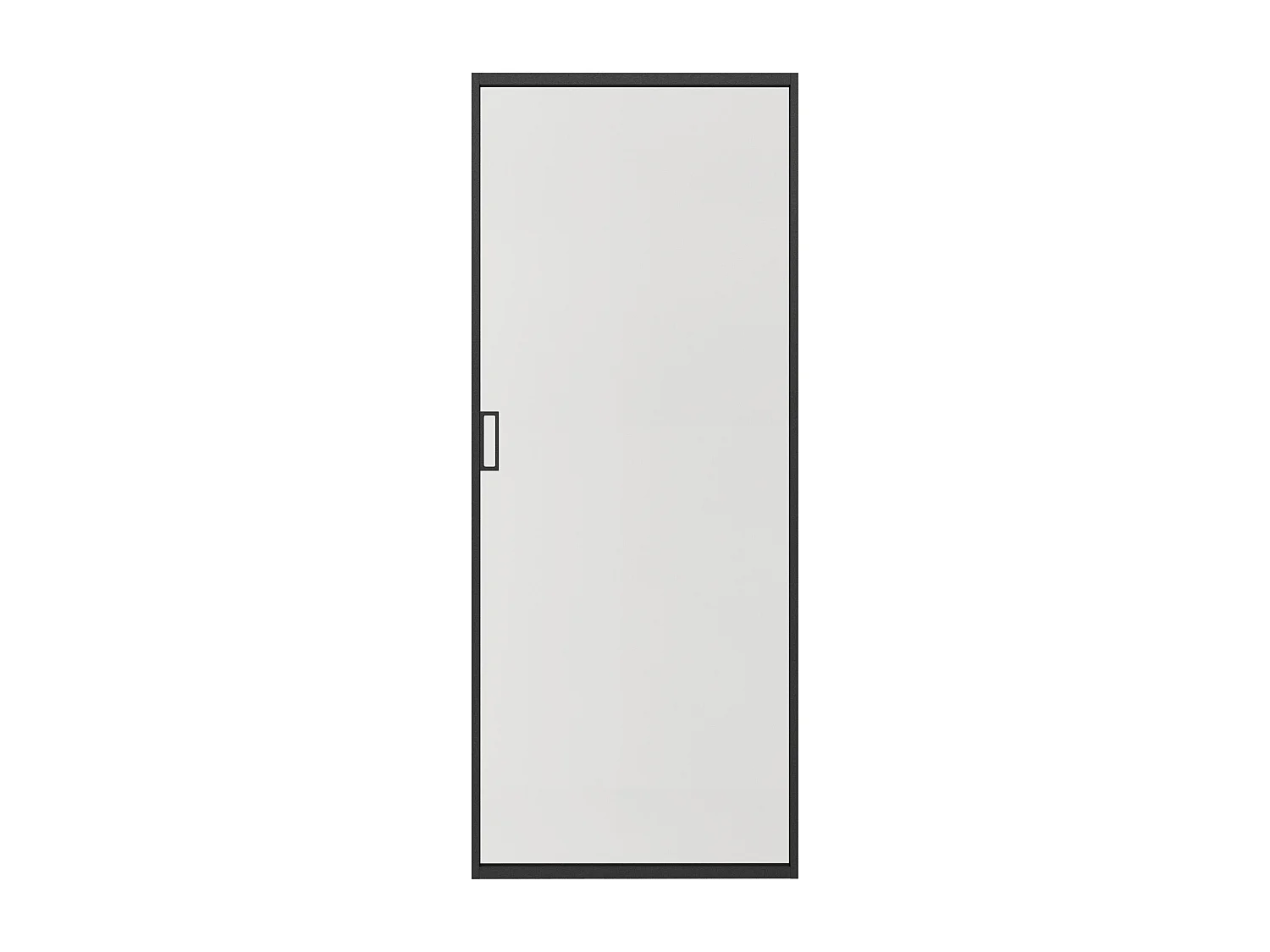 Schiebetür mit Galandage-System - Aluminium & Sicherheitsglas mattiert - 205 cm x 93 cm - LINCI II