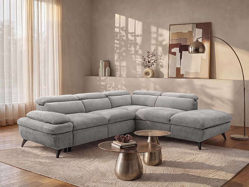 Canapé méridienne convertible Surdeli, Vente-unique