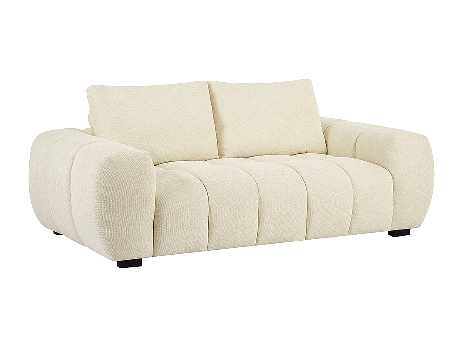 Sofa 3-Sitzer - Stoff - Beige - BERENIA günstig online kaufen