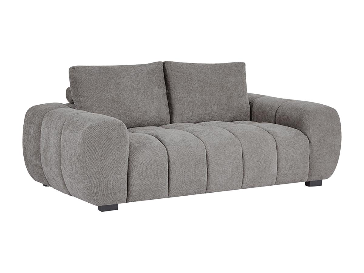 Sofa 3-Sitzer - Stoff - Grau - BERENIA günstig online kaufen